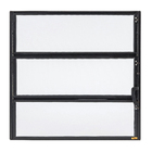 Janela Basculante Alumínio Pintado Preto Fosco 0,60x0,60m Linha Master Brimak