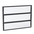 Janela Basculante Alumínio Pintado Preto Fosco 0,60x0,80m Linha Master Brimak