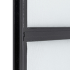 Janela Basculante Alumínio Pintado Preto Fosco 0,60x0,80m Linha Master Brimak