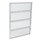 Janela Basculante Alumínio Pintado Branco 0,80x0,60m Linha Master Brimak