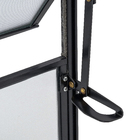 Janela Basculante Alumínio Pintado Preto Fosco 0,80x0,80m Linha Master Brimak