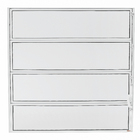 Janela Basculante Alumínio Pintado Branco 0,80x0,80m Linha Master Brimak