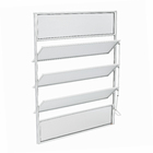 Janela Basculante Alumínio Pintado Branco 1,00x0,80m Linha Master Brimak