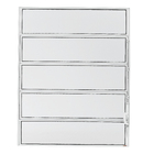 Janela Basculante Alumínio Pintado Branco 1,00x0,80m Linha Master Brimak