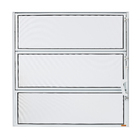 Janela Basculante Alumínio Pintado Branco 1,00x1,00m Linha Master Brimak