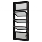 Janela Basculante Alumínio Preto 100x60 Jap Caribe Max