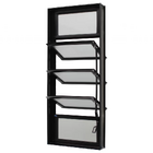 Janela Basculante Alumínio Preto 100x80x6cm Jap Caribe Max