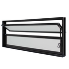 Janela Basculante Alumínio Preto 40x100x6cm Jap Caribe Max