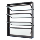 Janela Basculante Alumínio Preto 80x100x6cm Jap Caribe Max