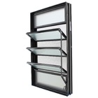 Janela Basculante Com Tela Mosquiteiro 100x80x10,2cm Alumínio