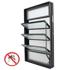 Janela Basculante Com Tela Mosquiteiro 100x80x10,2cm Alumínio