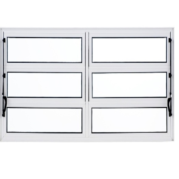 Janela Basculante De Alumínio 0,80 X 1,20 Linha All Soft Cor