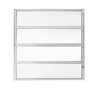 Janela de Abrir Basculante de Alumínio 0,80x0,80m Branco Fortline Atlântica