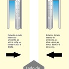 Janela Basculante De Alumínio 1,00 X 2,00 Linha All Soft Cor