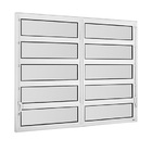 Janela Basculante De Alumínio 1,00 X 2,00 Linha All Soft Cor