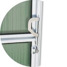 Janela Basculante De Alumínio 40x120cm 2 Seções Com Vidro Bor