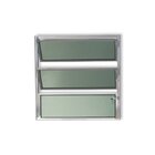 Janela Basculante De Alumínio 60x60cm Com Vidro Boreal Anodiz