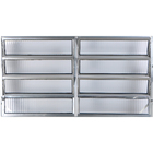 Janela Basculante De Alumínio Duplo 1,00 X 2,00 Linha All Mod