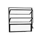 Janela Basculante Em Alumínio 40 X 40 X 2,35 Cm Preto Básica