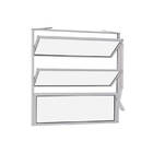 Janela Basculante Em Alumínio 50 X 50 X 2,35 Cm Branco Básica