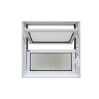 Janela Basculante Em Alumínio Branco Caribe Max 40x40x6cm 2 F