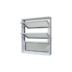 Janela Basculante Em Alumínio Branco Caribe Max 60x40x6cm 3 F