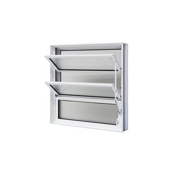 Janela Basculante Em Alumínio Branco Caribe Max 60x80x10,2cm