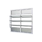 Janela Basculante Em Alumínio Branco Duraline Fix 100x120x2,8