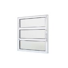 Janela Basculante Em Alumínio Branco Duraline Fix 60x80x3cm 3