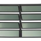 Janela Basculante Em Alumínio Preto - 100x150