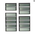 Janela Basculante Em Alumínio Preto - 60x120