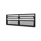 Janela Basculante Em Alumínio Preto Caribe Max 40x120x6cm 4 F