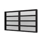 Janela Basculante Em Alumínio Preto Caribe Max 80x150x6cm 8 F