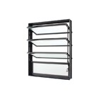 Janela Basculante Em Alumínio Preto Caribe Max 80x60x6cm 4 Fo