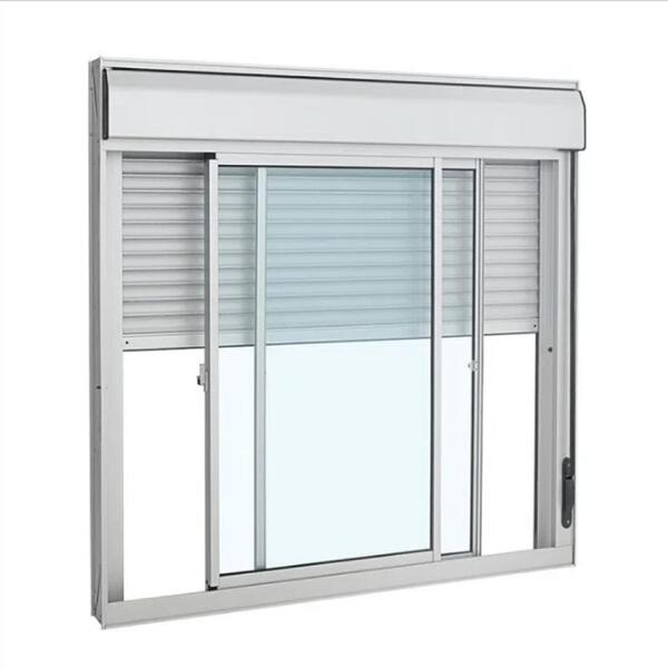 Janela C/persiana Integrada Alumínio Branco 2fls Móveis - 100