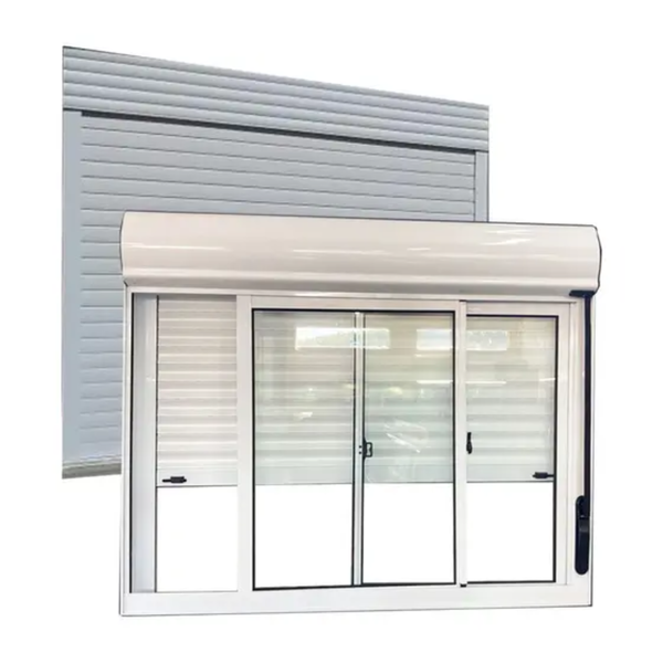 Janela C/persiana Integrada Alumínio Branco 2fls Móveis L20 -