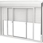 Janela C/persiana Integrada Alumínio Branco 2fls Móveis L20 -