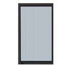 Janela Capelinha Em Alumínio Preto Classic - 100x40