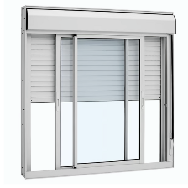 Janela Com 2 Folhas De Correr E Persiana Integrada 1,20x2,00