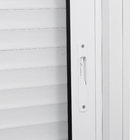 Janela com Persiana Integrada 2 Folhas Alumínio Pintado Branco Blackout Motorizado 110V 1,20x1,20m Linha Nobre CRV