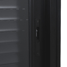 Janela com Persiana Integrada 2 Folhas Alumínio Pintado Preto Blackout Motorizado 110V 1,20x1,20m Linha Black Nobre CRV