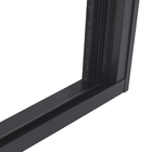 Janela com Persiana Integrada 2 Folhas Alumínio Pintado Preto Blackout Motorizado 110V 1,20x1,20m Linha Black Nobre CRV