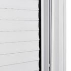 Janela com Persiana Integrada 2 Folhas Alumínio Pintado Branco Blackout Motorizado 110V 1,20x1,50m Linha Nobre CRV