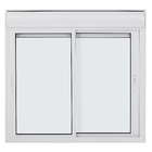 Janela com Persiana Integrada 2 Folhas Alumínio Pintado Branco Blackout Motorizado 110V 1,20x1,50m Linha Nobre CRV