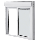 Janela com Persiana Integrada 2 Folhas Alumínio Pintado Branco Blackout Motorizado 220V 1,20x1,50m Linha Nobre CRV