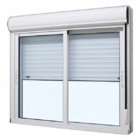 Janela Com Persiana Integrada Alumínio Branco 150x150x14cm Ac