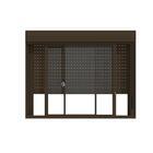 Janela Com Persiana Integrada Alumínio Bronze - 120x150