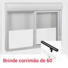 Janela Com Persiana Integrada Com Black-out. Linha suprema re