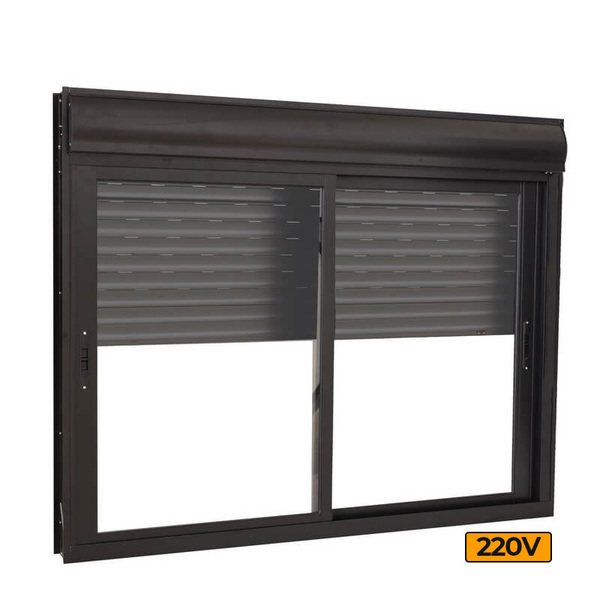 Janela Com Persiana Integrada De Alumínio Automatizada 220v 1
