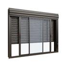 Janela Com Persiana Integrada Em Alumínio 2 Folhas Bronze - 1